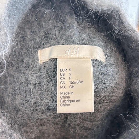 Cozy H&M wool and mohair sweater tunic dress - Picture 7 of 8